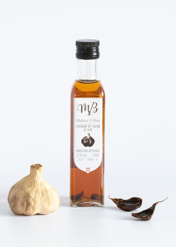 Vinaigre à l'ail noir - 25cl